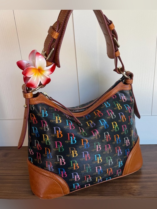 Dooney & Bourke Handbags - Dooney & Bourke Hobo Multi Colored Rainbow Shoulder Bag